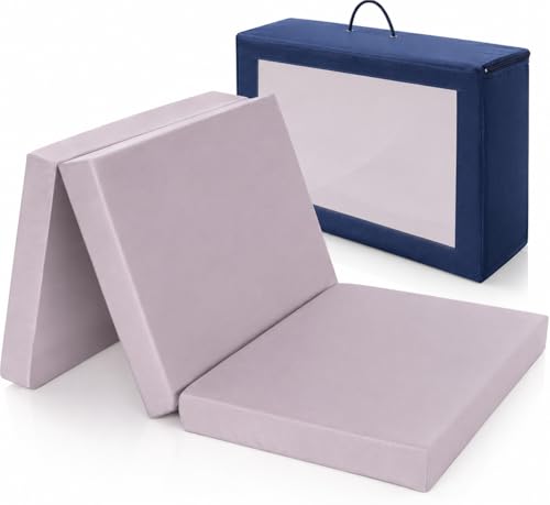 Alvi Reisebettmatratze Komfort 60x120 cm/Höhe 6 cm - Matratze für Baby Reisebett mit Baumwollbezug und Tasche, atmungsaktiv, waschbar, Oeko-TEX® Standard 100 schadstoffgeprüft