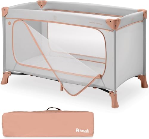 hauck Reisebett Baby mit XL Spielöffnung, Dream N Play Plus Dusty Cork